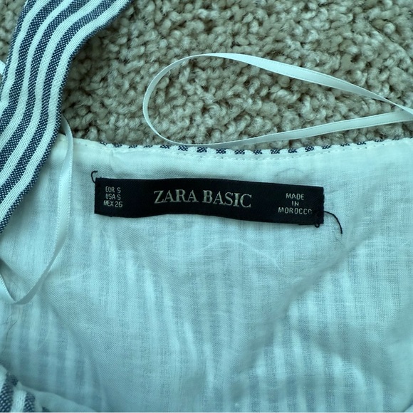 NEW Zara Striped Jumpsuit Size Small - Picture 3 of 7